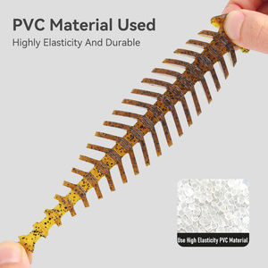 Leurre de pêche souple en PVC Kingdom Hot Sale Dancing Leaves, pour eau salée/d'eau douce, pour la pêche au black-bass, 95 mm/12,5 g, en vente - Product Image 6