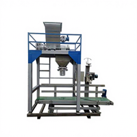 Automatische 10kg 50kg Abfüllmaschine für Kleinunternehmen Reis Dünger Pellets Mais Verpackungs- und Versiegelungsmaschine mit Trichter