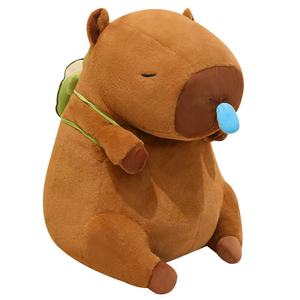 Fluffy Capybara Búp Bê Sang Trọng Kawaii Capybara Rùa Đồ Chơi Nhồi Bông PP Bông Đầy Động Vật Cho Trẻ Em Trang Trí Nội Thất Món Quà Sinh Nhật - Product Image 5