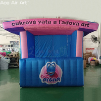 Stand de concession gonflable Carnaval Gonflable Treat Shop Tente Stand gonflable Stand Stand