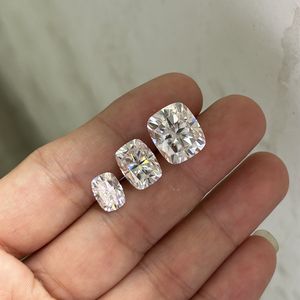 Длинная Подушка D VVS белая 8x10 мм 6x8 мм удлиненная Подушка огранка Муассанит бриллиантовый драгоценный камень - Product Image 6