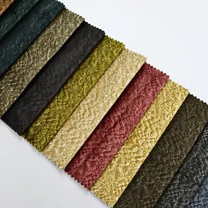 Tissu d'ameublement en velours d'ameublement textile en polyester de haute qualité pour housse de canapé