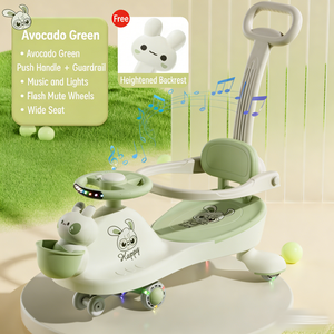 รถโยกเด็ก 1-7 ปี ล้อเงียบสี่ล้อ หลากสี รถโยกเด็กราคาถูก ของเล่นขี่สำหรับเด็กเล็ก - Product Image 5