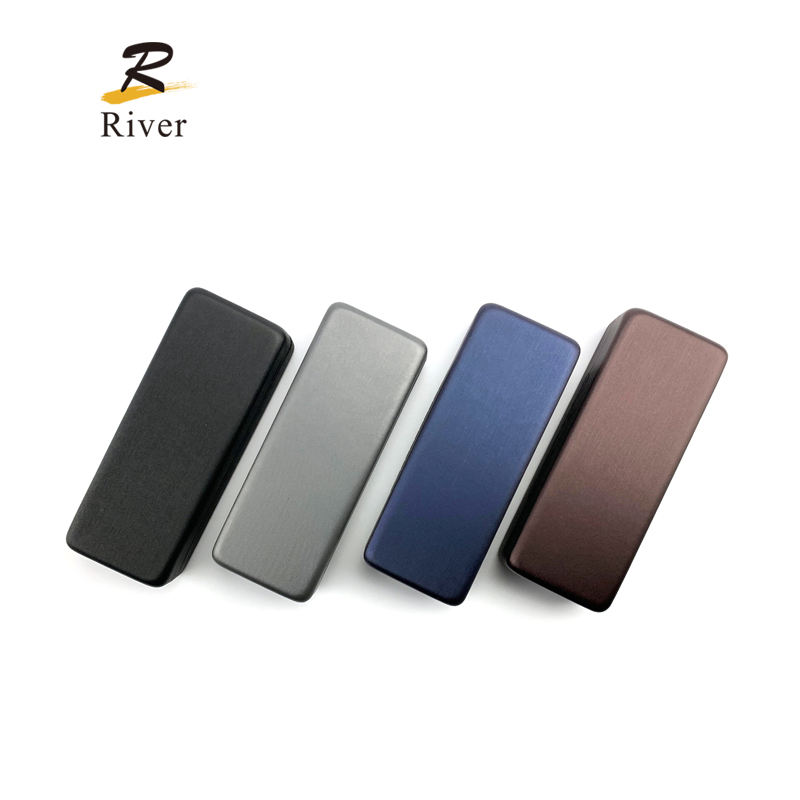 Высококачественный Роскошный футляр для очков жесткий металлический футляр для очков