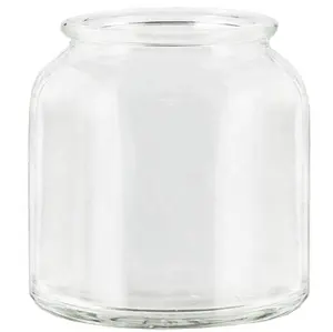 8oz apothecary glass jar no cork can be diy glass bottle/jars