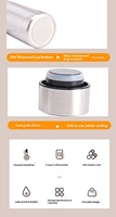 Nouvelle Bouteille d'Eau Isotherme en Acier Inoxydable Beauchy pour l'Extérieur, avec Cordon en Silicone et Petite Ouverture – Offre Spéciale