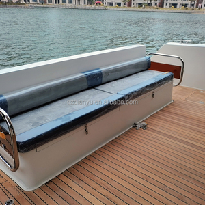 Catamarán de Lujo de 12m, Lancha Rápida de Fibra de Vidrio de 40 pies con Flybridge, Motor Doble de 150HP <span class=keywords><strong>para</strong></span> Turismo y Fiestas en Alta Mar - Product Image 5