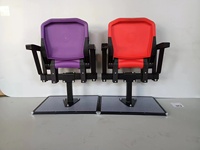 Chaise en plastique populaire pour stade, avec dossier, pour intérieur et extérieur, vente en gros
