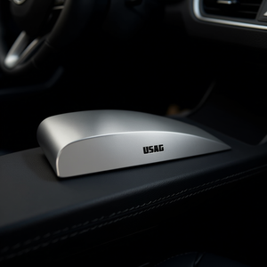 Couverture de garniture en plastique automobile Usag 404 finition argentée, accessoire intérieur - Product Image 3