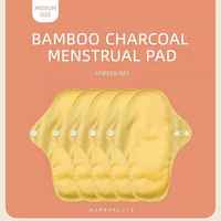Bantalan sanitasi seruling bahagia bantalan menstruasi dapat dicuci untuk wanita harga pabrik dapat digunakan kembali tanpa limbah nyaman bantalan menstruasi