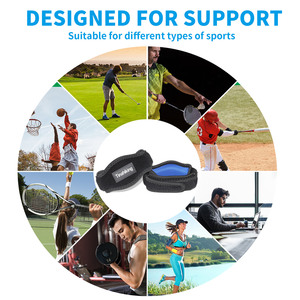 Supporto <span class=keywords><strong>per</strong></span> Gomito del Tennista <span class=keywords><strong>per</strong></span> Uomini e Donne, Sollievo dal Dolore <span class=keywords><strong>per</strong></span> Tendinite, Tennis, Golf, Fascia Regolabile <span class=keywords><strong>per</strong></span> Gomito con Cuscinetto di Compressione - Product Image 6