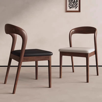 Chaises de Salle à Manger et Table de Café de Designer Vintage, Confort Luxe Moderne Nordique en Bois pour Restaurant, Hôtel, Cuisine, Salon, Banquet (4, 6 ou 8 Places)