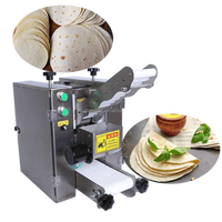 Machine à Tortillas Entièrement Automatique, Machine Électrique pour Faire des Peaux de Raviolis, des Wrappers, des Rôtis, des Crêpes et des Chapatis