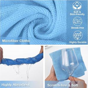 Chiffons de nettoyage en microfibre tricotés warp |   Serviettes enroulées prédécoupées |   Serviettes de cuisine et de voiture réutilisables - Product Image 2