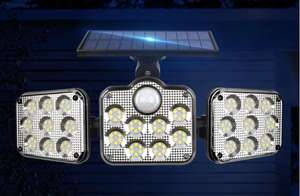 Applique <span class=keywords><strong>murale</strong></span> solaire Led à 3 faces, nouveau modèle mis à niveau, <span class=keywords><strong>avec</strong></span> détecteur de mouvement, luminaire d'extérieur, idéal pour un jardin - Product Image 6