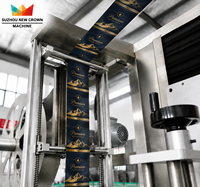 Machine d'étiquetage à colle thermofusible OPP à commande PLC intelligente pour bouteilles en plastique, équipement d'emballage de boissons à haute efficacité