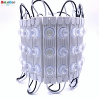 AC 110V 120V 220V 240V 3leds 6W caja de luz de un solo lado doble módulo de luz de borde de inyección para caja de luz grande
