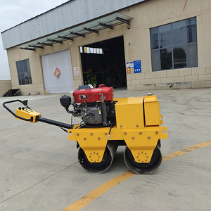 Rouleau compresseur poussé à la main, moteur diesel refroidi à l'eau, chantier de construction compacté, transmission à deux roues motrices, garantie du fabricant - Product Image 6