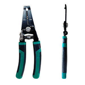 7 pouces en acier inoxydable Pvc poignée AWG fil dénudage pince coupante coupe-câble fil dénudeur outil pour bricolage - Product Image 4