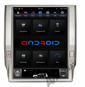 AOONAV 汽车特斯拉风格竖屏双 din 12.1英寸 DVD 丰田 Tundra 2012-2018 支持 carplay 车载 GPS 导航