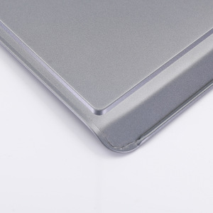 Bandeja para hornear pizza, color gris espacial, utensilios para hornear aptos para horno de una sola cara, bandeja para pasteles, equipo de cocina - Product Image 3