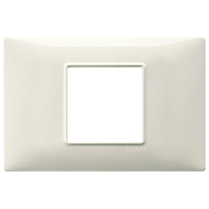 Plaque centrale Vimar en granit blanc 17x8 cm pour interrupteur mural - Product Image 1