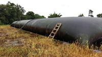 Tube géotextile 400 g/m² anti-colmatage pour le dragage de rivières et la consolidation des sédiments, certifié ISO 9001, diamètre personnalisé