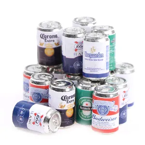 Miniature Mini Soda Beer Can Dollhouse Scene Model Decorate Mini Drinks Play Food Toys