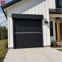 Porte à enroulement en aluminium personnalisée Bolang, porte automatique à enroulement, serrure à code, OEM ODM, approvisionnement stable, garantie après-vente