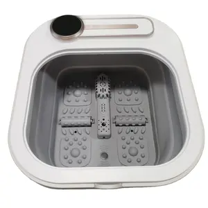 Suela de spa para baño de pies plegable, puntos de acupuntura, masaje de rodillo de pie con calefacción infrarroja cálida - Product Image 1