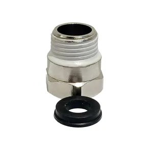 Factory Direct 28Mm Copper Electroplating White Reducing Coupling 1/2 Inch Couplings With Thread