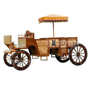 Carroza Eléctrica Turística de 4 Ruedas 2026, Carro de Paseo para Bodas y Servicio de Transporte en Parques de Atracciones - Product Image 2