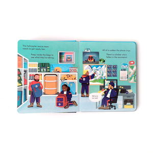 Pubblicazione di Libri per Bambini Personalizzati con Copertina Rigida, Libri Pop-up, Flip e Lift, Libri 3D in Inglese per Neonati, Stampa su <span class=keywords><strong>Cartone</strong></span> - Product Image 5