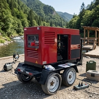 10kW 12kW 13kW 15kW 18kW 20kW 22kW 180A 250A 1,5-8,0mm Anpassbarer 3-Phasen-Luftkompressor-Generator-Schweißgerät für den Außenbereich