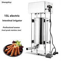 Kommerzielle 10L/15L Elektrische Edelstahl-Einlaufmaschine Geeignet für Metzgereien, Restaurants und den Heimgebrauch