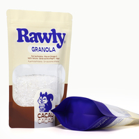Sachet Doypack personnalisé avec logo et fermeture éclair pour aliments (nouilles, gelée, cacahuètes, fruits)