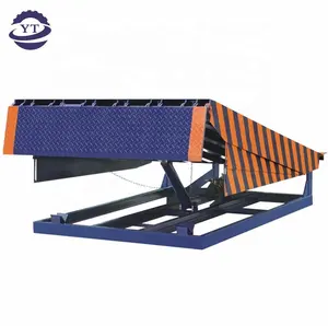 2024 Yard Ramp 6t 10t Stationary Dock Leveler For Us Market Loading Dock Hydraulic Reversible Dock Leveler