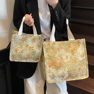 Sac fourre-tout décontracté en toile pour le quotidien, grand format, style usine - Product Image 1