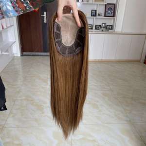 Postizo de Cabello Humano de Alta Calidad para Mujer, Base de Seda de 6.5x7 con Clip, Piezas de Cabello con Nudo Invisible para Mujer con Cabello Fino - Product Image 2