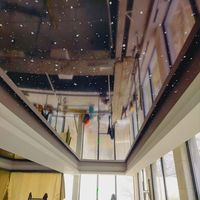 Tissu de plafond extensible en PVC imprimé UV, feuille de toit avec profils en aluminium, film décoratif, boîte à lumière en toile