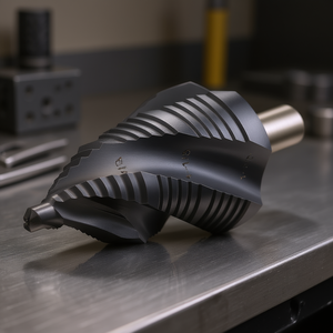 Foret à pas variable de 3/16 à 1-3/8 pouces, revêtement TiN, tige triangulaire pour le métal - Product Image 2