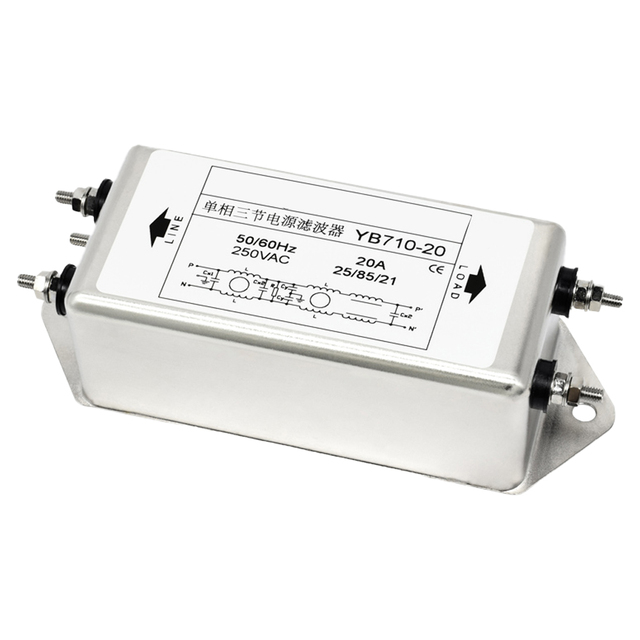 Original 30A AC Filters Three - Section High - Performance Emi Power Line Filter Power Filter