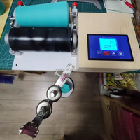 Machines textiles : Mini-enrouleuse à vitesse fixe, Double cadre de cirage, Machine à filer la laine à plusieurs plis
