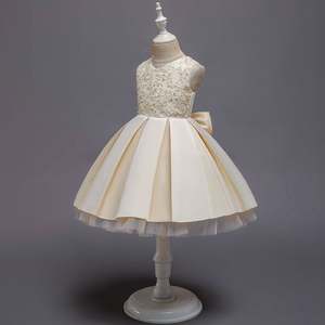 185 Diseños de Vestidos para Niñas, Vestido de Verano con Diseño Simple, Satén, Formal, para Bodas, Fiestas, Vestido de Gala - Product Image 5