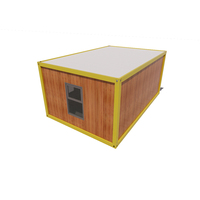 Conteneur de maison préfabriquée en panneaux sandwich d'acier mobiles sur mesure, avec un design moderne pour climat froid