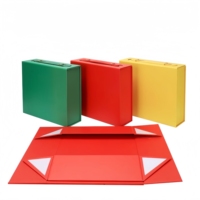 Caja de Regalo Rígida Plegable Reutilizable Biodegradable de Materiales Reciclados Ecológicos de Alta Gama Personalizada con Cierre Magnético y Grabado