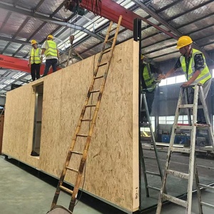 Maisons préfabriquées à ossature <span class=keywords><strong>en</strong></span> <span class=keywords><strong>acier</strong></span> pour serre de patio avec système modulaire Panneaux SIP et revêtement <span class=keywords><strong>en</strong></span> verre réfléchissant - Product Image 2