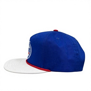 Custom 6 Panel <b>Flat</b> Brim Snapback <b>Hat</b> with 3D Embroidery Mesh Canvas Street Fashion Cap - Product Image 3