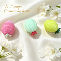 Fruitvormige lippenbalsem 4-5g Aardbei Honingmeloen Ananas Citroen Vorm Op Voorraad Schattig Blush Verpakking