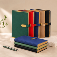 Ensemble cadeau de carnet de notes moderne en papier A5 avec logo personnalisé imprimé en sérigraphie pour les réunions d'affaires et l'utilisation promotionnelle au bureau